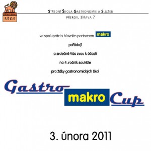 Pozvánka Gastromakro Cup 2011